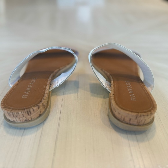 Rampage Pink and White Strap Sandal -Size 8 - Picture 5 of 11